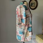 Westbound VINTAGE 1990s patchwork pattern button down blouse Photo 4