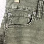 American Eagle  Olive Green Corduroy Stretch Skinny Pants 90s Straight 0 Regular Photo 3