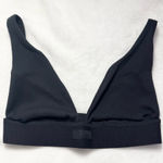 SKIMS  COTTON RIB PLUNGE BRALETTE in Soot - NWT - XXS Photo 0