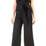 Alya | Black Lace Sleeveless Wide Leg Jumpsuit Size Small Photo 0