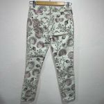 Anthropologie  Pilcro Crop Jeans Womens 25 Light Paisley Pattern Slim Leg Photo 4