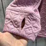 st. john's bay Active NWT Victorian Purple Lilac Quilted Sweatshirt Tunic Top Photo 3