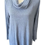 Apt. 9  Periwinkle Blue Cowl Neck Long Sleeve Sweater Dress‎ with Pockets Photo 0