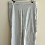 Ellen Tracy Ellen Tracey Light Blue/Grey Stretch Ankle Pants, Size Medium Photo 2