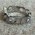 Studio women’s‎ vintage silver/crystal chainlink bangle bracelet watch one size Silver Photo 4
