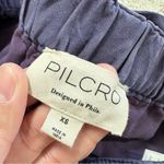 Pilcro Offshore Linen Blend Parachute Cargo Pants High Rise in Dark Purple XS Photo 8