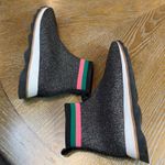 Loeffler Randall  Scout Knit Sock Sneakers Silver Pink Green Size 6 Photo 8
