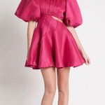 AJE Admiration Asymmetric Mini Dress, Fuchsia, Size AUS 6 US 2, $425 Pink Photo 7