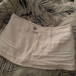 Free People  white jean skirt  Photo 1
