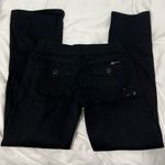c'est toi C’est Toi Women’s Black Beaded Bottom flared 
Premium Jeans Size 5 Photo 6