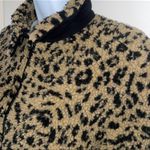 Madewell Leopard Print Teddy Jacket Brown And Black XS Photo 3