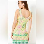 Lilly Pulitzer Del Ray Stretch Shift Dress in Finch Yellow, size XS Photo 3