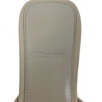 Theory Twisted Leather Sandal Slide Open Toe Beige Women Size 38 Photo 11