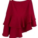 Finders Keepers  Bosnia Raisin Asymmetrical Ruffle Mini Skirt Photo 6