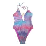 BCBGeneration  Womens Cloud Nine Keyhole One-Piece Swimsuit Size Medium NEW Photo 1