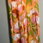 Lulus Floral Print Wide Leg Pants - Size Medium Photo 0
