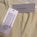 American Eagle  Shirt size M crop top color light yellow brand new with tag Photo 10