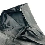 Jaclyn Smith  100% Black Leather Pencil Skirt Womens 6 Photo 2