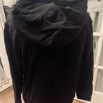 Adidas EUC  Black Pullover with White Trefoil Logo Photo 3