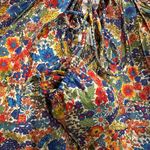 Horror Vacui Gertrude Ruffled Floral Print Cotton Dress Size Medium Photo 14