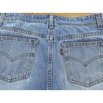 Women’s Levi's Red Tab Button Front Denim Medium Wash Skirt Blue Size 12 Photo 2