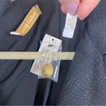Anthropologie Bishop + Young Parker Black Blazer Gold Buttons Academia Size XXS Photo 2