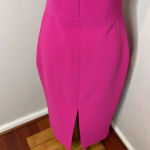 Nicholas‎ Crepe Quilted Bra Dress in Fuschia Pink Size 6 Photo 7