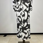 Anthropologie NWT Farm Rio  Long-Sleeve Mock-Neck Mesh Slim Midi Dress XXS Photo 8