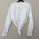 House Of CB  'Danica' White‎ Cutout Bodysuit NWOT size S Photo 4