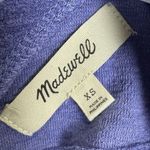 Madewell  Terry Tie Back Crop Tank Top XS Blue Purple Beach Boho Festival Y2K Photo 7