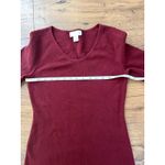 Rachel Parcell Women's Ruffle Trim Knit Sweater Dress Size Small Photo 4