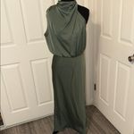 PRETTYGARDEN Chic One Shoulder Green Dress Photo 1