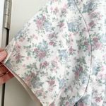 Stefano Basics Floral Knit Top Button Front Short Sleeve Cottagecore 22 Photo 1