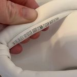 ASOS Design | white Halle padded toe thong heeled sandals size 5 Photo 6