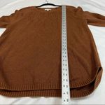 Sonoma Brown Scoop Bottom Hem Sweater Photo 3