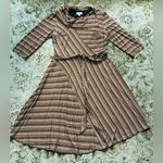 ELEGANT PRACTICAL MIDI DRESS 🌻🌻🌻 Brown Size 2X Photo 3