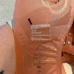 Katy Perry  Pink Jelly T Strap Floral Embellished Sandals Photo 2