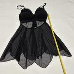 Native Intimates Women’s Black Mesh Babydoll Lingerie Lace 34C Sheer Mesh Size undefined Photo 1