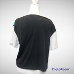 Peanuts Snoopy "Did Someone Say Food" Soft‎ Crop Top Size Small Blue Photo 2