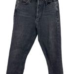AGOLDE Nico Jeans High Rise Slim Virtue Wash Stretch Denim Black Grey Size 26 Photo 3