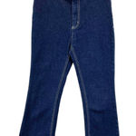 BDG Womens 27 Dark Wash O-Ring Belted High Rise Bootcut Crop Jeans Retro Photo 0