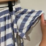 Blue Rain  off shoulder stripped blouse sz s Photo 3