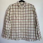 Everlane NEW Cotton Oversized Flannel Boxy Oxford Shirt in Plaid XS Photo 1