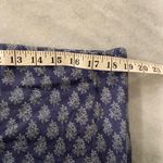 Abercrombie & Fitch  Size M Blue Floral Boho Maxi Skirt Drawstring Waist Cotton Photo 9