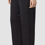 All Saints Ivana Trousers Wide Leg Women Black Women’s Size 6 Minimalist Office Photo 0