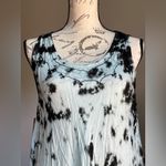 Mamta VTG Tye Dye  Embroidered Sleeveless Scoop Neck High Low Dress - One Size Photo 3