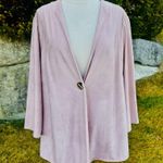 JM Collection  Plus Size Toggle Jacket Silver Pink Photo 7