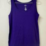 st. john's bay  Vibrant Purple Tank Top Photo 1