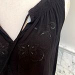 Cupcakes and Cashmere  Sleeveless Black Blouse/Tank Small Photo 1