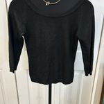 Take Out Side panel ribbed Sweater! Soft & comfy like cashmere Black Size M Photo 1